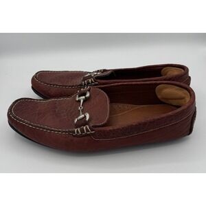 Buffalo Jackson Horsebit Leather Driving Loafers Brown Moccasins Men's Size 11M